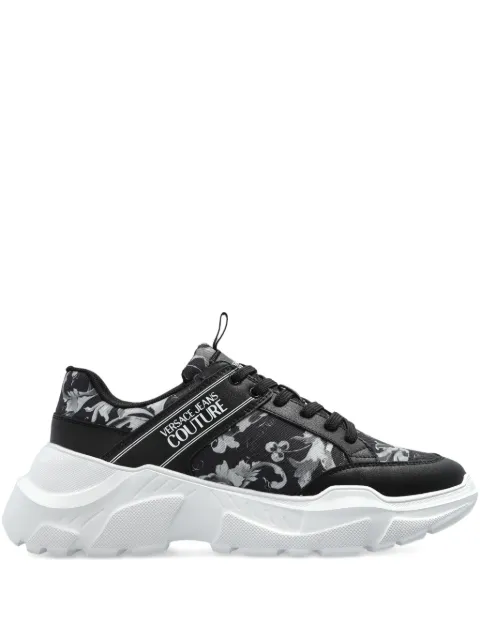 Versace Jeans Couture baroque-print sneakers Black 79YA3SC2ZSC85