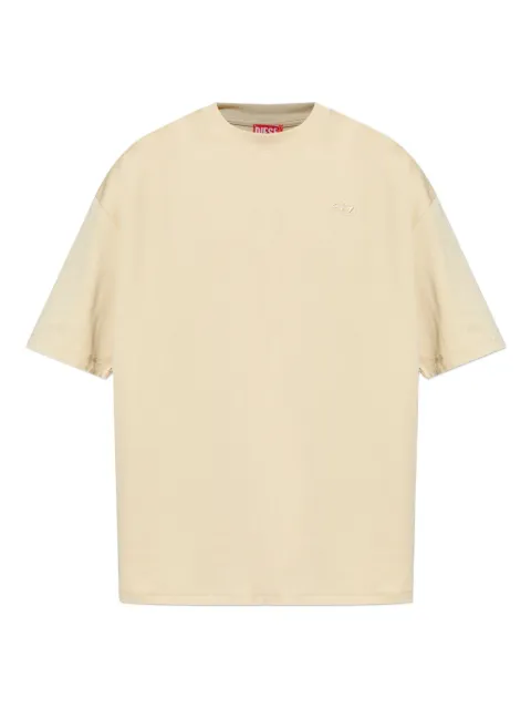 Diesel embroidered logo T-shirt Neutrals A207940AIJU
