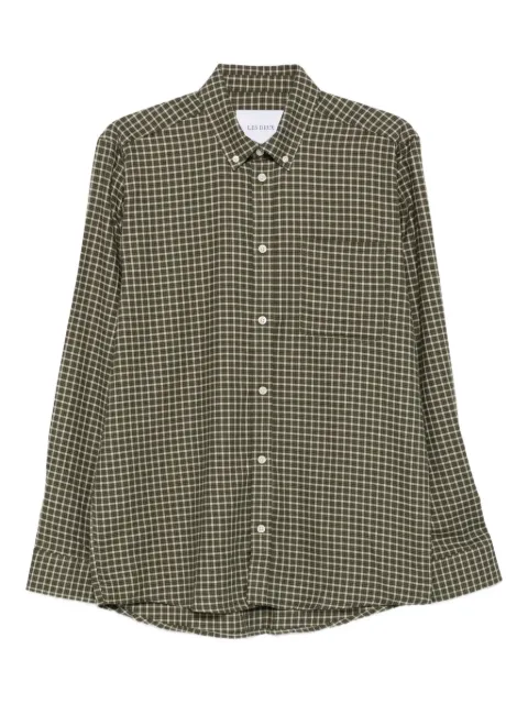 Les Deux check flannel shirt Green 1000577
