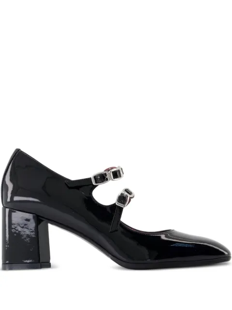 Carel Paris 60mm Alice B buckle-detail pumps Black 33321488