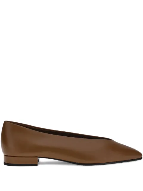 Loro Piana pointed-toe ballet flats Brown FAN3737