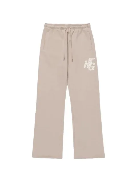 Honor The Gift cotton elasticated-waist track pants Neutrals HTG240412