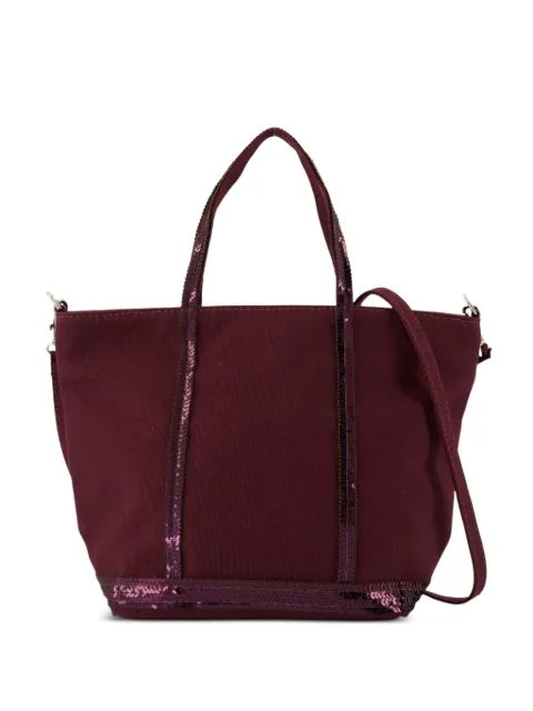 Vanessa Bruno sequin-trimmed tote bag Purple 0PVE01V40435563