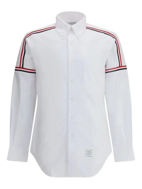 Thom Browne stripe-detail long-sleeve shirt White MWL270AF0313
