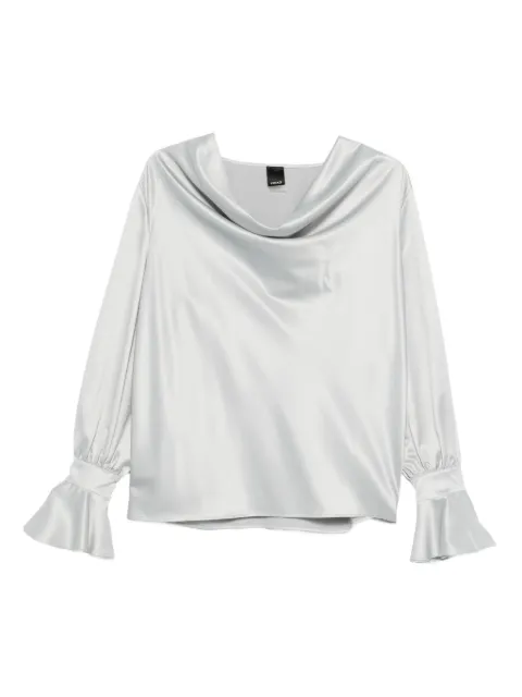 PINKO ruffled blouse Silver 105961A2YMII2
