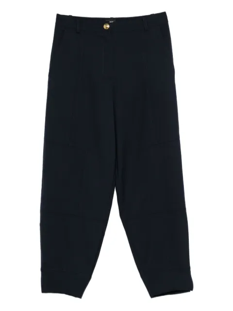 PINKO button-fastening panelled trousers Blue 105533A2SNG02