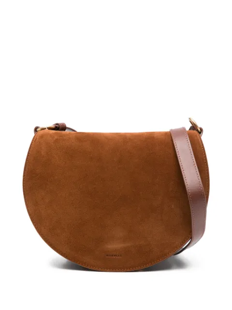 Wandler Kate half-moon satchel bag Brown KATESADDLE