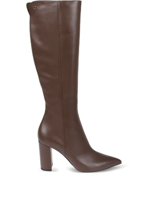 Gianvito Rossi block-heel boots Brown G8022985RICVGIBROWN