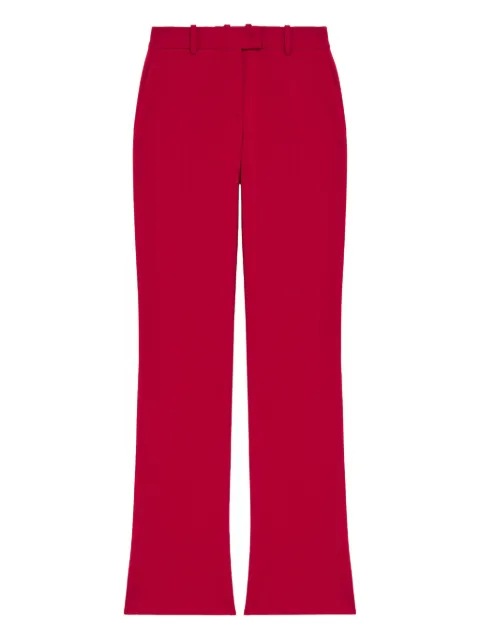 Alexander McQueen grain-de-poudre trousers Red 843646QJAAC6191