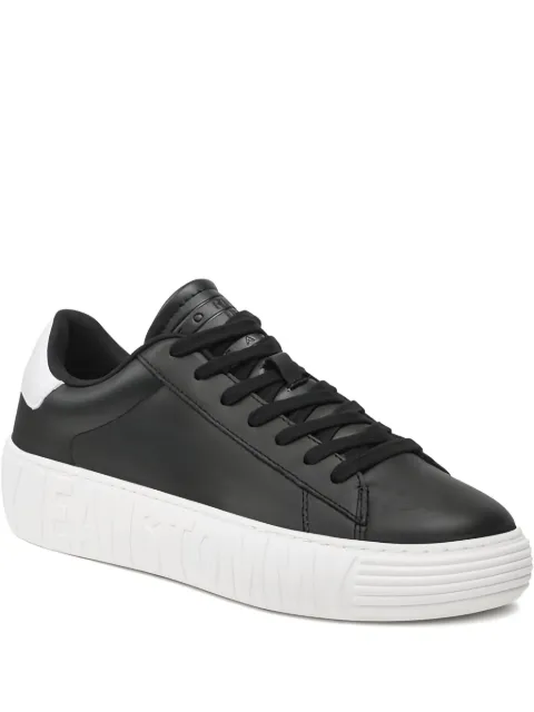Tommy Hilfiger leather sneakers Black EM0EM01159BDS