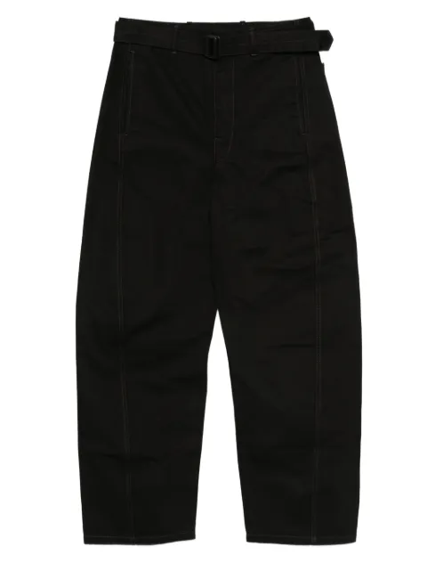 LEMAIRE belted jeans Black PA326DLD1055999