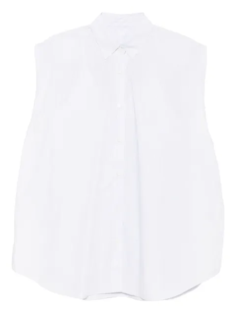JNBY lace-up sleeveless shirt White 5P7213180