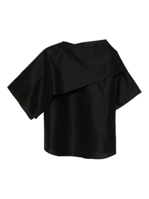 JNBY scarf-collar short-sleeves top Black 5P8213900