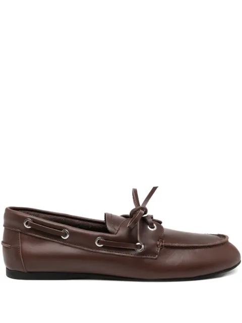 Senso leather boat shoes Brown BATEAUI