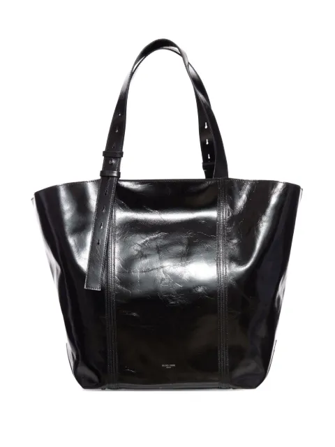 Golden Goose leather belt-detail tote bag Black GWA00694A000673