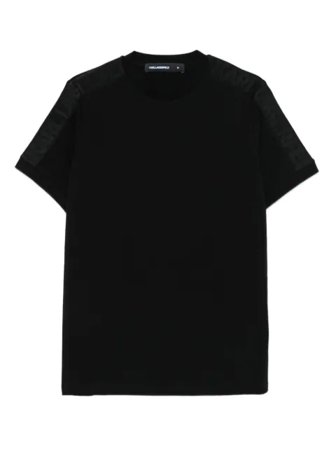 Karl Lagerfeld logo-detail cotton T-shirt Black 755021553235