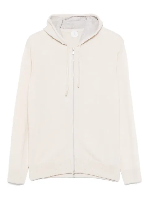 Eleventy zip-fastening cardigan Neutrals X76MAGK33MAG0K019
