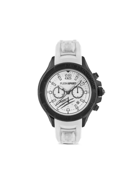 Plein Sport Watch Warrior Tech Chrono 47.5mm White PS6BA0224