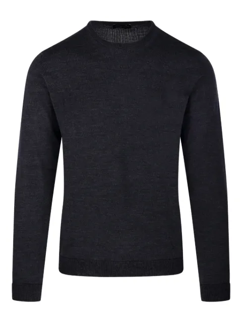 Roberto Collina crew-neck long-sleeve sweater Black 253M01001