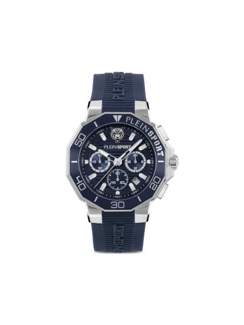 Plein Sport stainless steel Titan 46mm Blue PSAGA0325