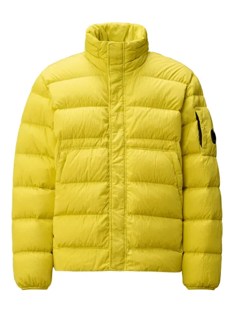 C.P. Company sleeve-detail quilted jacket Yellow 19CMOW012A005904G210