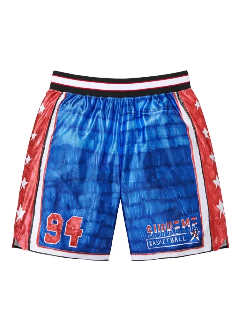 Supreme marker basketball shorts Blue SU25597