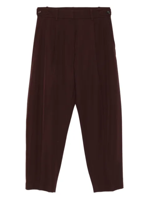 Brunello Cucinelli pleated-details trousers Brown MA033P9039C4243