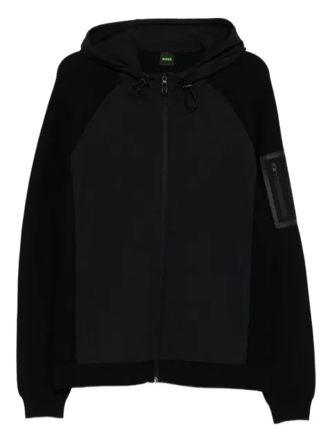 BOSS long-sleeved cardigan Black 50541956