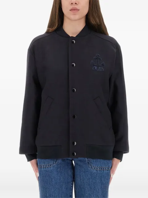 A.P.C. button embroidered jacket Blue WVBDEM32010IAK