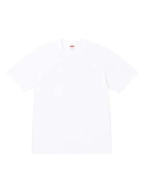 Supreme tape-print T-shirt White SU25580