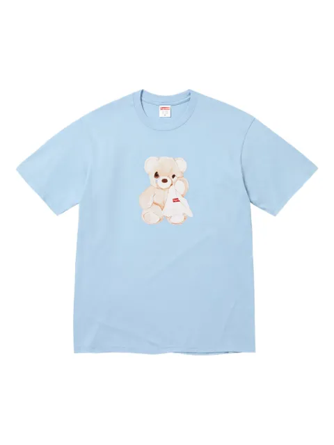 Supreme bear-print T-shirt Blue SU25571