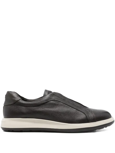 Fratelli Rossetti leather slip-on sneakers Brown 4683902PL94521