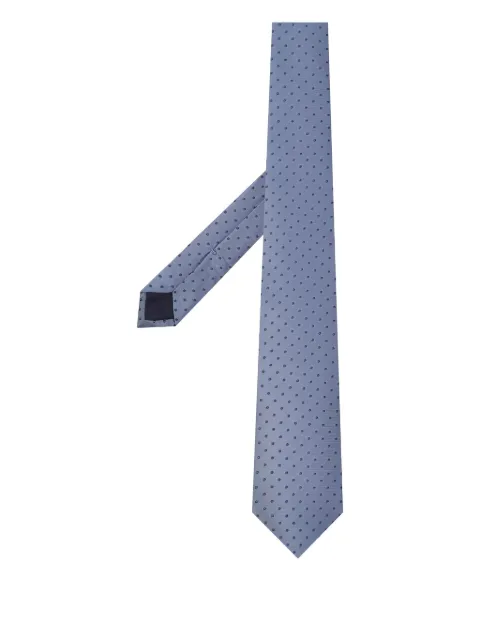 Corneliani dot-pattern tie Blue 26U3022620321