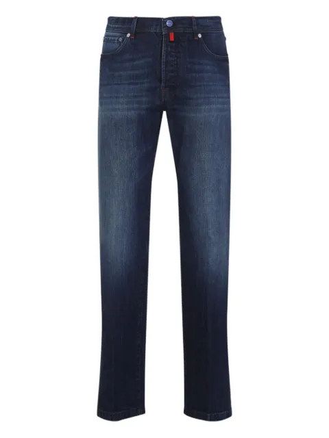 Kiton five-pocket denim jeans Blue UPNJSMRK0113H03000
