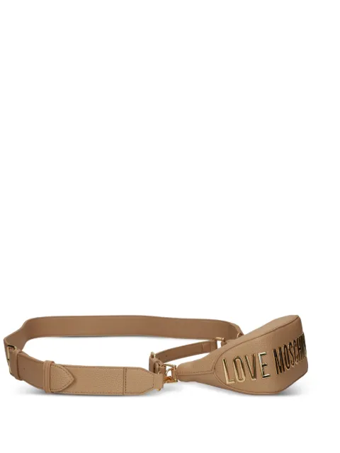 Love Moschino logo-detail shoulder bag Brown JC4019PP1N