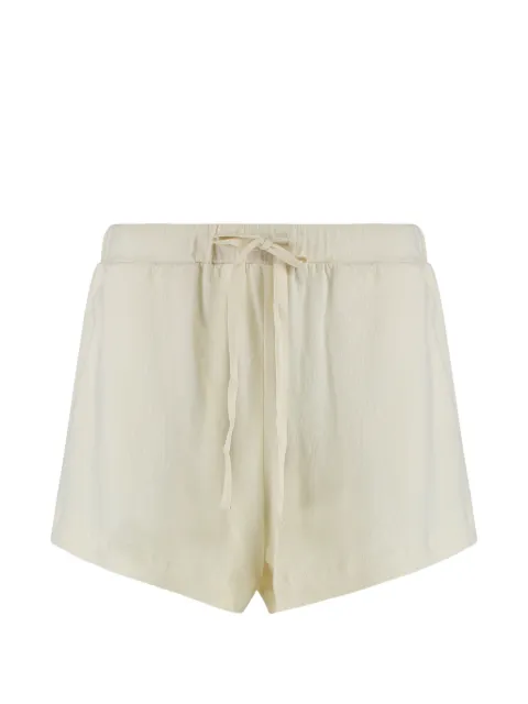 The Great. The Delta drawstring cotton shorts Neutrals B660