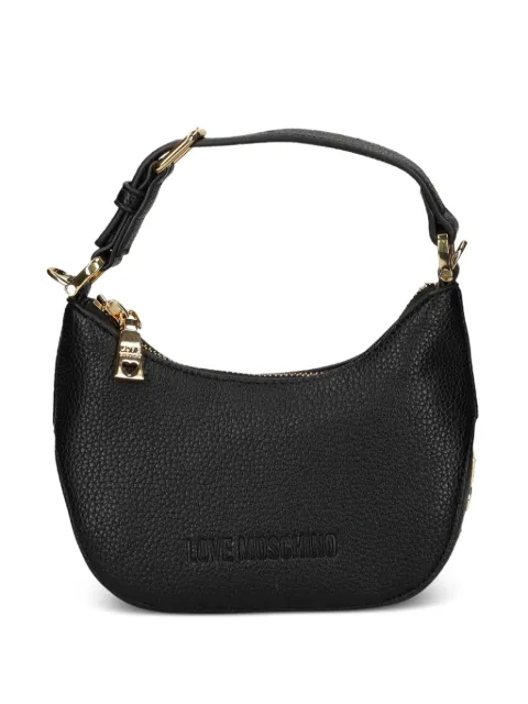 Love Moschino logo-detail shoulder bag Black JC4019PP1N