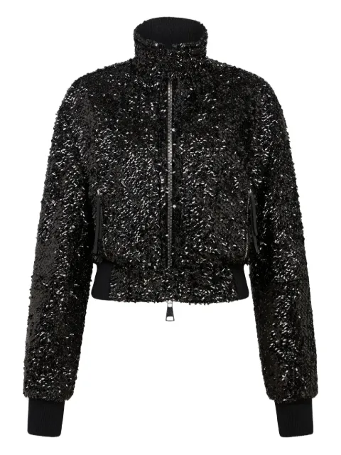 16Arlington Cosima sequin embellished bomber jacket Black J124AW2501SEQUINNERO