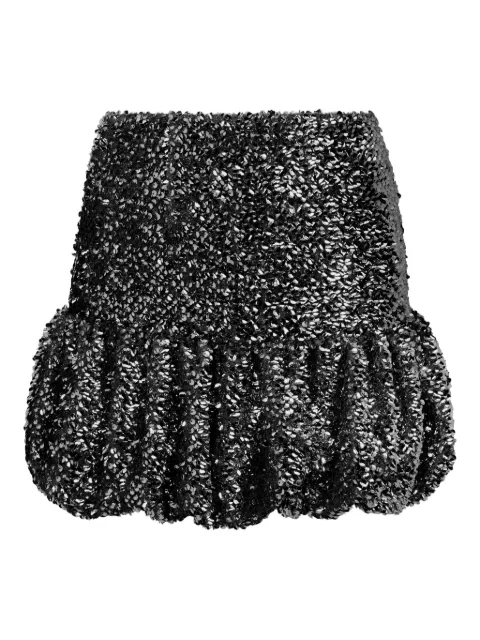 16Arlington Branka mini skirt Black SMN162AW2501TEXTUREDSEQUINNERO