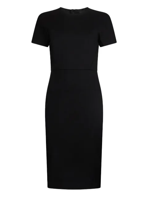 LIU JO short-sleeve sheath dress Black CF5342J1857