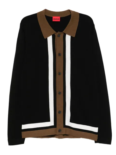 HUGO button-up cardigan Black 50543770