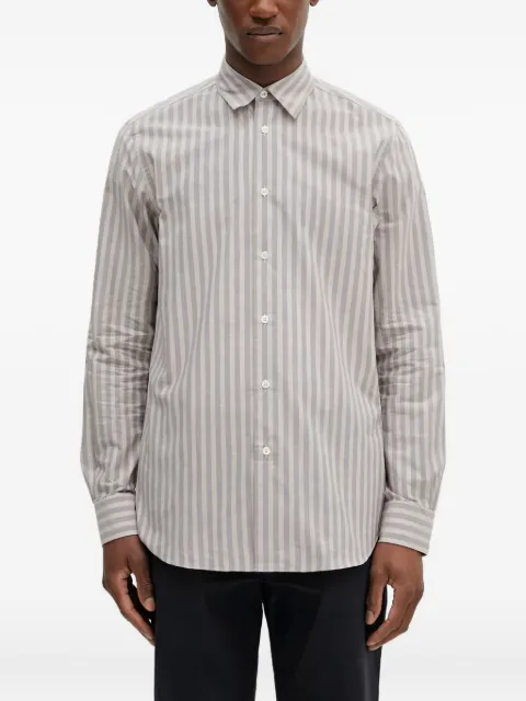 Paul Smith striped long-sleeves shirt Grey M1R901UP02635