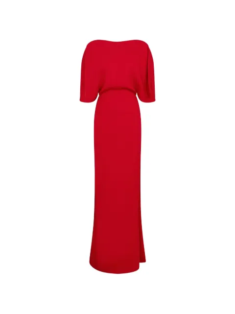 16Arlington Dona cape-sleeve maxi dress Red G090AW2502