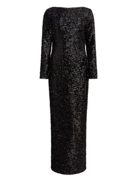 16Arlington Reta sequinned gown Black G099AW2501TEXTUREDSEQUINNERO