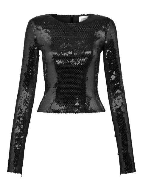 16Arlington Loida sequinned T-shirt Black T395AW2501SEQUINNERO