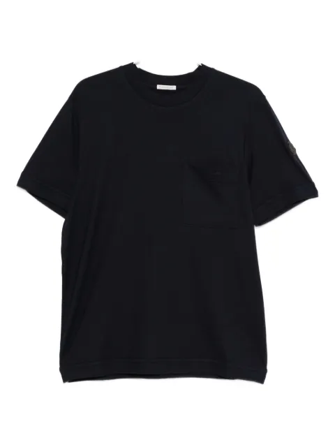 Moncler patch-pocket T-shirt Blue K20918C0003089B3Y