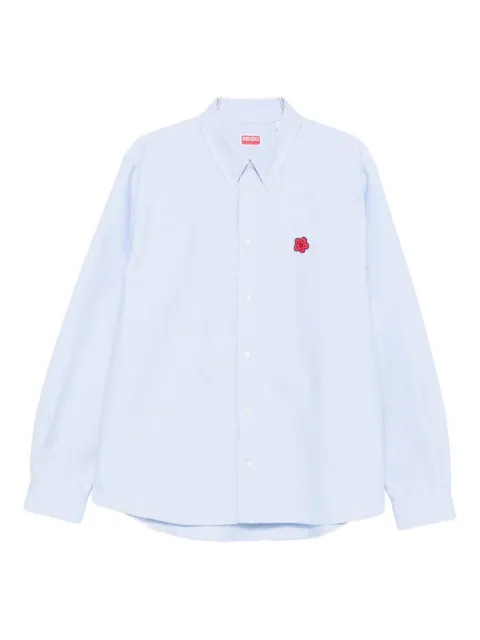 Kenzo Boke Flower cotton shirt Blue FF65CH4109LO