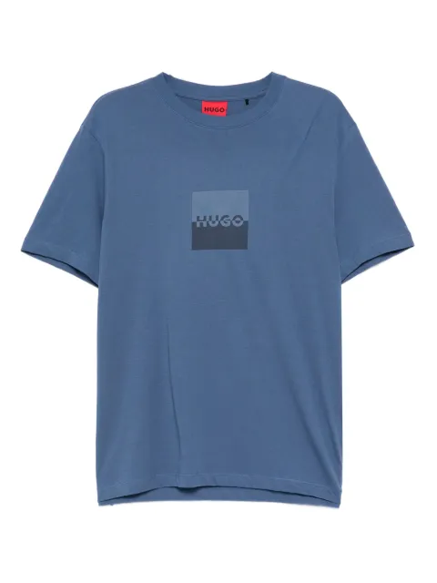 HUGO logo-printed T-shirt Blue 50542784