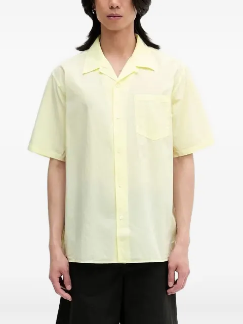 Norse Projects short-sleeve chest-pocket shirt Yellow N4005793043