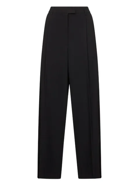 Blanca Vita pleated straight-leg trousers Black PULSA3